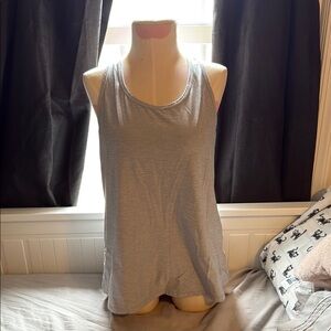 Gray Sleeveless workout Women's Top